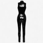 Black Level Vinyl Jumpsuit