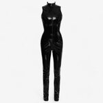 Black Level Vinyl Jumpsuit