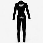 Black Level Vinyl Jumpsuit