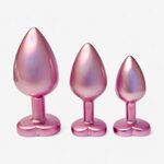 Dream Toys Pearl Pink Plug Set Anaalitapit