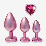 Dream Toys Pearl Pink Plug Set Anaalitapit