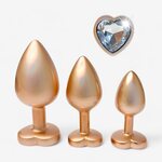 Dream Toys Pearl Gold Plug Set