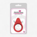 Dream Toys All Time Favorites Silicone Stimu-Ring Red