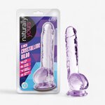 Blush Novelties Naturally Yours 8" Dildo Amethyst