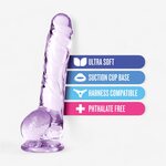 Blush Novelties Naturally Yours 8" Dildo Amethyst