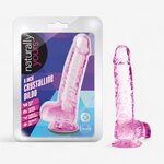 Blush Novelties Naturally Yours Dildo 6" Pinkki