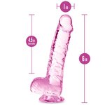 Blush Novelties Naturally Yours Dildo 6" Pinkki