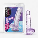 Blush Novelties Naturally Yours Dildo 6" Amethyst