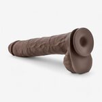 Blush Novelties Dildo Mighty Chocolate Brown 14"