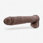 Blush Novelties Dildo Mighty Chocolate Brown 14"