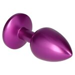 Shiny Purple Metallic Anal Plug