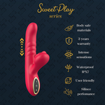 Erospace Red Rose Thrusting Vibrator