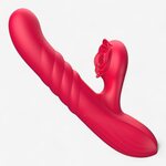 Erospace Red Rose Thrusting Vibrator