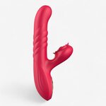 Erospace Red Rose Thrusting Vibrator