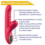 Erospace Red Rose Thrusting Vibrator