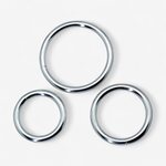 Metal Masters Cock Rings 3 Pcs