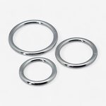 Metal Masters Cock Rings 3 Pcs