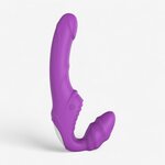 Dream Toys Strap On Dildo Ilman Remmejä Lila