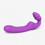 Dream Toys Strap On Dildo Ilman Remmejä Lila