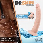 Blush Novelties Dr Skin Itseliukastuva Dildo 7 tuumaa