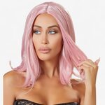 Cottelli Accessoires Pink Wig