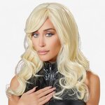 Cottelli Accessoires Long Curly Blonde Wig