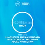 EXS Condoms Extra Thick Condoms 12 kpl