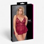 Cottelli Curves Cottelli Curves Punainen Babydoll & Avotangat