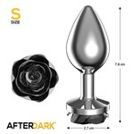 Afterdark Anal Plug Black Rose Hopea