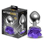 Afterdark Anal Plug Purple Rose Hopea