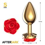 Afterdark Anal Plug Red Rose Gold