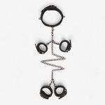 Easy Toys Fetish set with collar, ankle- and wrist cuffs