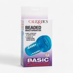 California Exotics Beaded Masturbator Tekopillu - Sininen