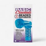 California Exotics Beaded Masturbator Tekopillu - Sininen