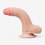 Lovetoy Dildo Sliding Skin Dual Layer Dong 17 cm