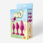 FLIRTS Anaalitapit 3 Kpl Silikonia Pink