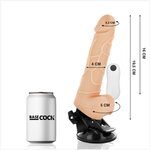 BaseCock Dildo Moottorilla Vaalea