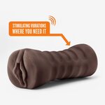 Blush Novelties Alexis Chocolate Vibrating Pocket Pussy