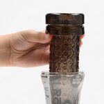 Real Rock Easy Rider Textured Masturbator Black