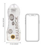 Real Rock Easy Rider Textured Masturbator Transparent