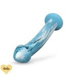 GILDO - Ocean Ripple Glass Dildo