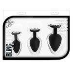 Blush Novelties Bling Plugs Anustapit 3 Kpl