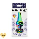 Toy Joy Metallinen Anaalitappi Rainbow Diamond Bum Bijou Large