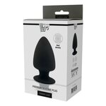 Dream Toys Anustappi Premium Silikoni Musta L