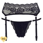 Cottelli Lingerie Strings & Supenders