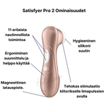 Satisfyer Pro 2 Klitoriskiihotin