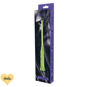 Radiant Pimeässä Hohtava Flogger-Ruoska – Neon Glow 30 cm