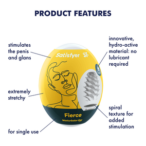 Satisfyer Egg Masturbator Fierce