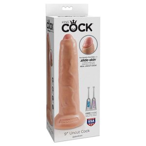 Pipedream Dildo, King Cock 9" Uncut Cock