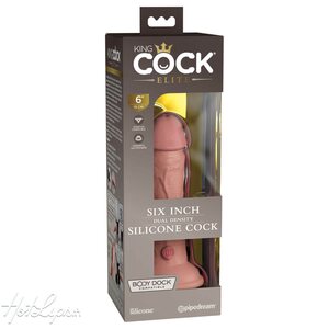 Pipedream King Cock Elite Dildo 6 Tuumaa